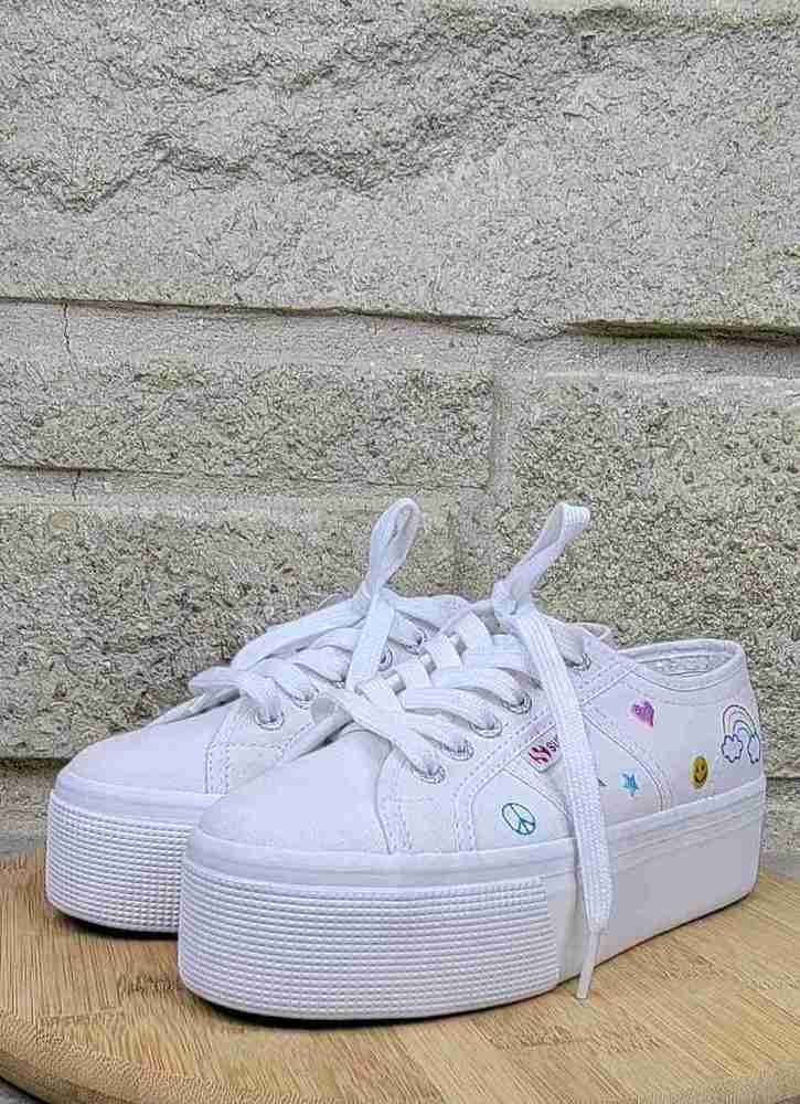 Superga Embroidery Classic Lace up Sneakers Size 36